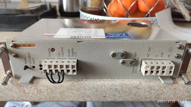 Siemens 6 EW 1861 /#G P1L 8150 modular power supply