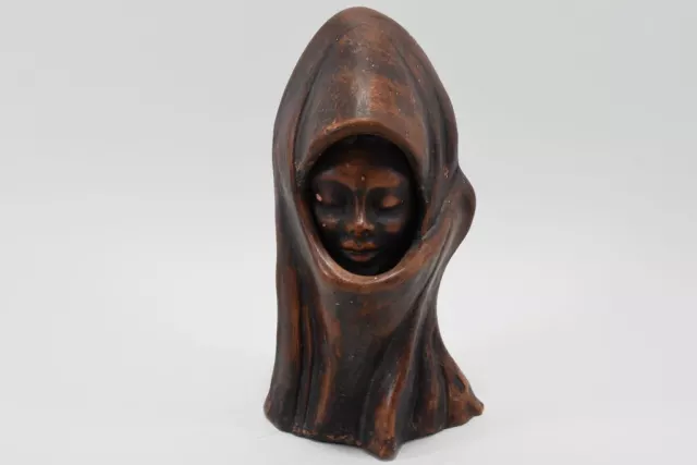 P05T39- Ton Keramik Kopf Skulptur, Frau