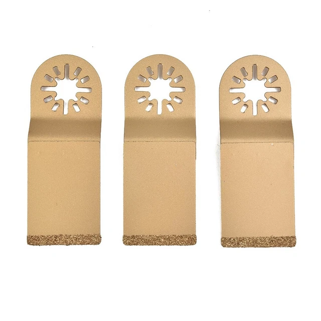 Neuf 3 Carbure Oscillant Multi Outil Scie Lames for Tuile Joint Mortier Béton