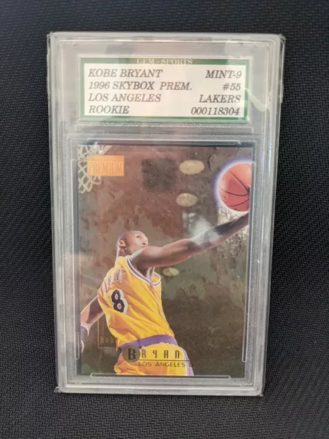 1996-97 SKYBOX PREMIUM KOBE BRYANT Rookie RC #55 - Graded PSA 8