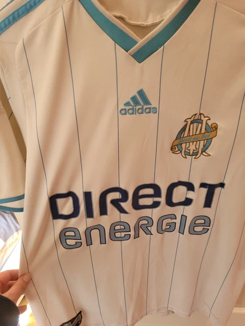 Maillot Olympique De Marseille 2025/26 - Blanc, Taille M, Manches Courtes - Neuf Sans Emballage