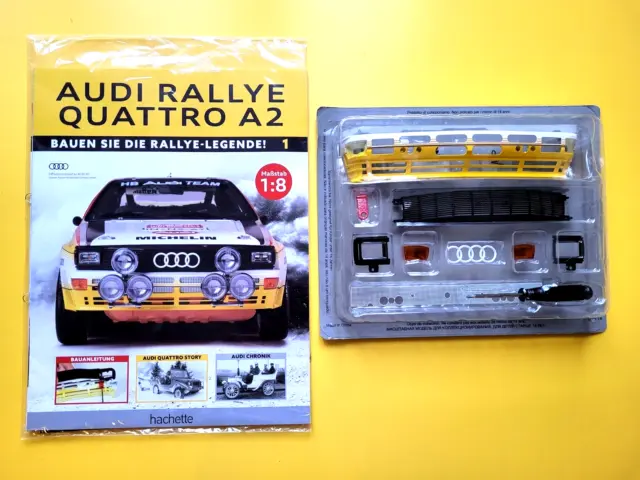 hachette  AUDI RALLYE QUATTRO A2  1:8  Bauteil - Nr. 1    * NEU *