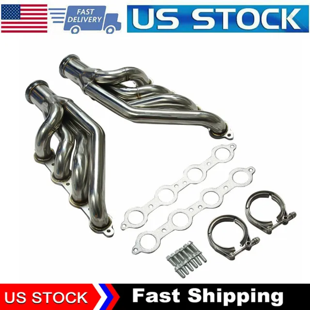 Stainless Turbo Manifold Header for 1997-14 Chevy Small Block V8 Ls1 Ls2 Ls3 Ls6