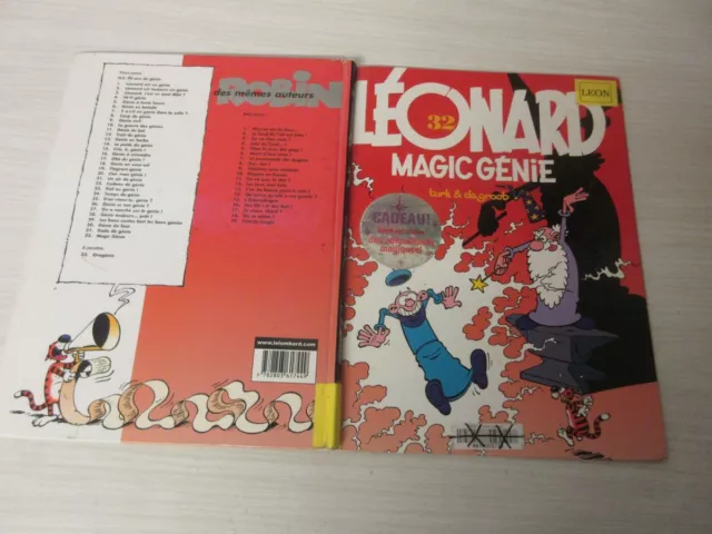 BD LEONARD 32 - MAGIC GENIE - TURK De GROOT - 2002 - Editions Le Lombard.