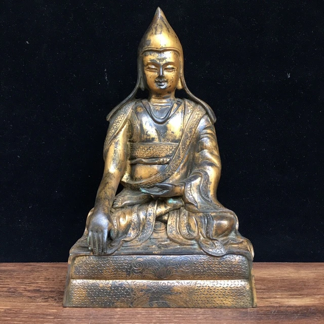 Chinese Exquisite Handmade Buddha Bronze Statue