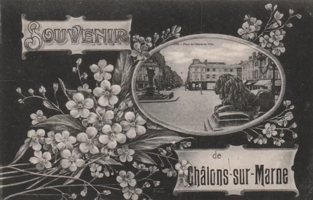 CPA 51 Souvenir of CHALONS on MARNE