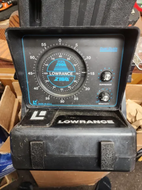Lowrance 2160 Vintage Ice Flasher Fish and Depth Finder