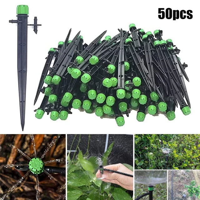 Emettitore Acqua Gocciolatori Irrigazione Pratico Utilizzare Palo Kit