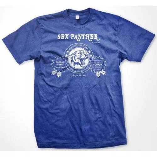 Sex Panther Burgandy Ferrell Anchorman Mens T-shirt