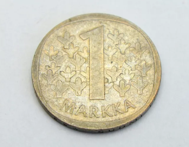 Finland 1 Markka 1965 Silver Coin