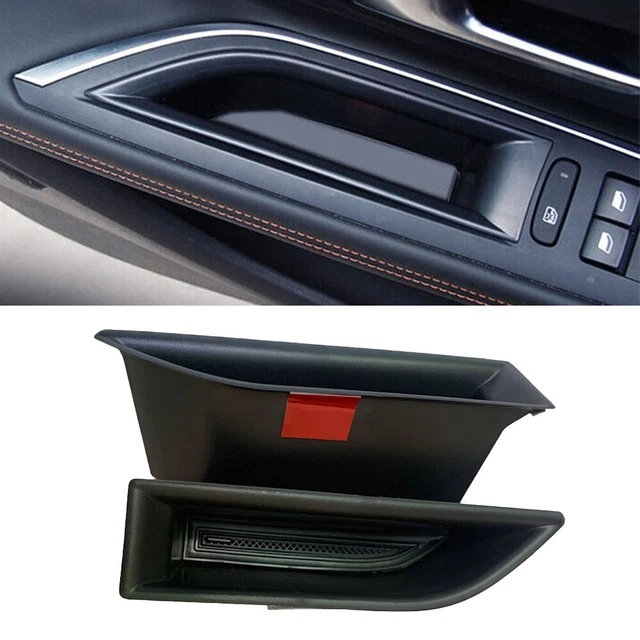 Schwarze Organizer Box für innere Türarmlehnen für 3008 GT 2016 2018
