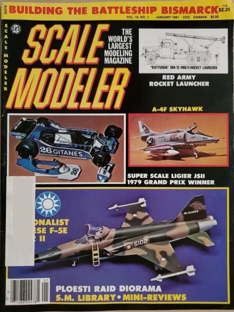 Scale Modeler Magazine - Lot of 12, 1981