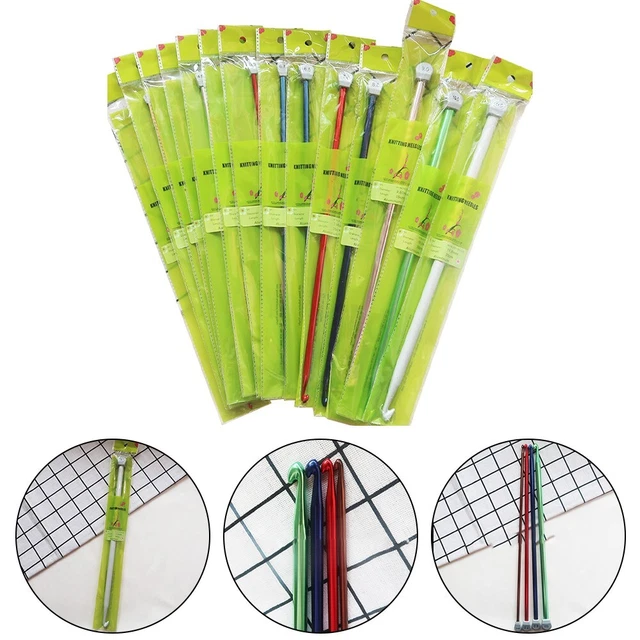 Set 24 Aiguilles à Crochet Ergonomiques - 14 Tailles 2-10mm + Marqueurs - Aluminium Léger - OWill