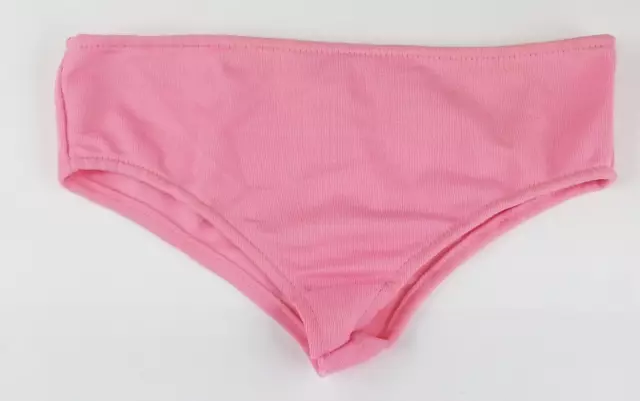 Original Vintage 1970s Pink Girl Swim Suit Bikini Bottoms Size 6 Polyester Nylon