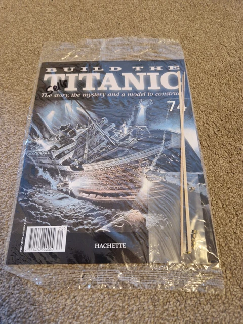1/250 HACHETTE BUILD The Titanic Model Ship Issue 74 Inc Part Pictured ...