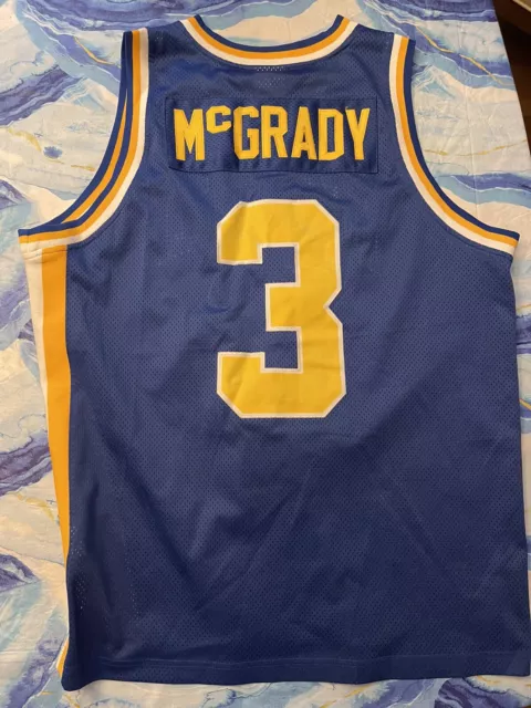 Tracy McGrady Legend Jersey Adult Size 56 Auburndale 3 Blue Yellow