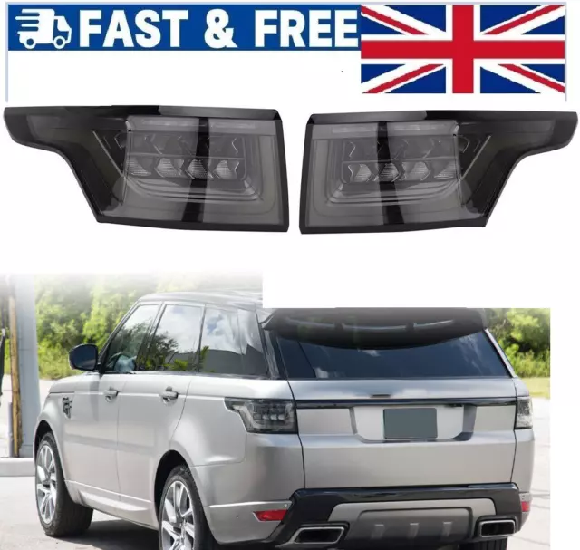 2 X Dynamic Led Smoked Rear Tail Light Lamp For Range Rover Sport L494 2013-2020