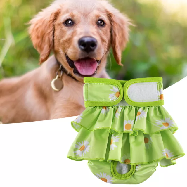 Dog Diaper Super Absorbent Machine Washable Dog Sanitary Panties Reusable Female