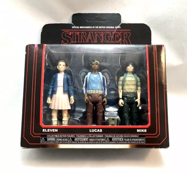 LOT Stranger Things MINIX Mego Collectible Figurine Set - Hopper, Eleven,  Dustin