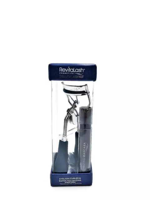 RevitaLash Deluxe Lash Kit [Eyelash Curler & Raven Volumizing Mascara]