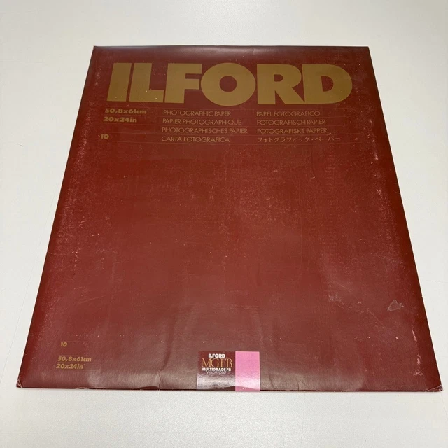 Papier Ilford MGIV FB Brillant - 8x10 Pouces - 50 Feuilles - Neuf
