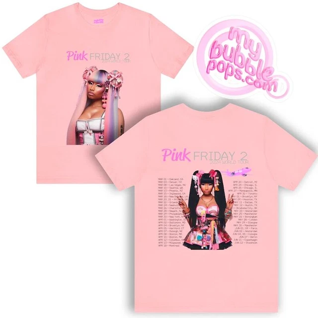 PINK FRIDAY 2 (Nicki Minaj) 2024 World Tour Dates Shirt, TShirt Fan