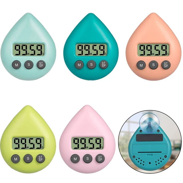 Calculadora de temporizador amarillo-verde temporizador digital ahorro de energía temporizador cuenta regresiva