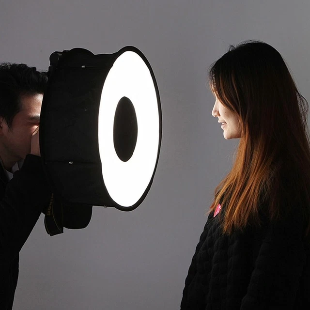 rond Pliable Tir Lumière de vitesse Boîte à lumière Diffuseur de lumière flash