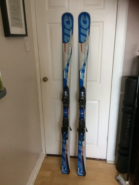 ATOMIC IZOR 7:5 skis 168cm with Device bindings £125.00 - PicClick UK