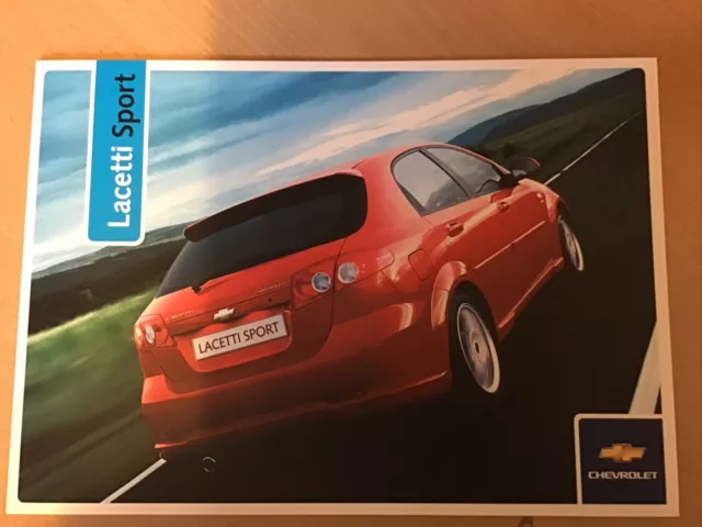 Chevrolet Lacetti Sport Brochure c.2010