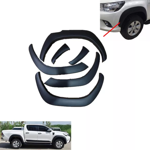 Fit Toyota Hilux Hi Lux Revo 2016 in poi 17-18 Fender razzi passaruota nero