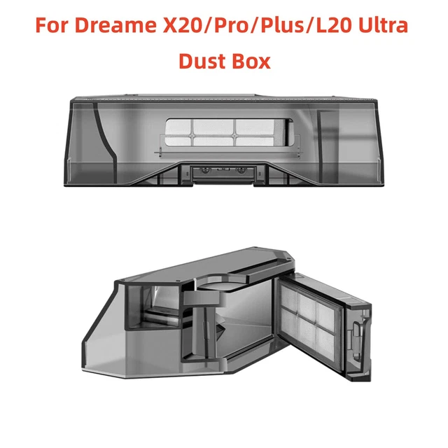Replacement Dust Bin For Dreame X20/Pro/Plus/L20 Ultra Robot Vacuums - 207x55x74mm Collector Box