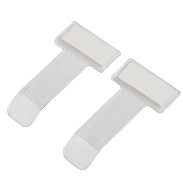 7,4 x 3,95 x 0,1 cm 2 pièces ticket de stationnement voiture 2 pièces pare-bri