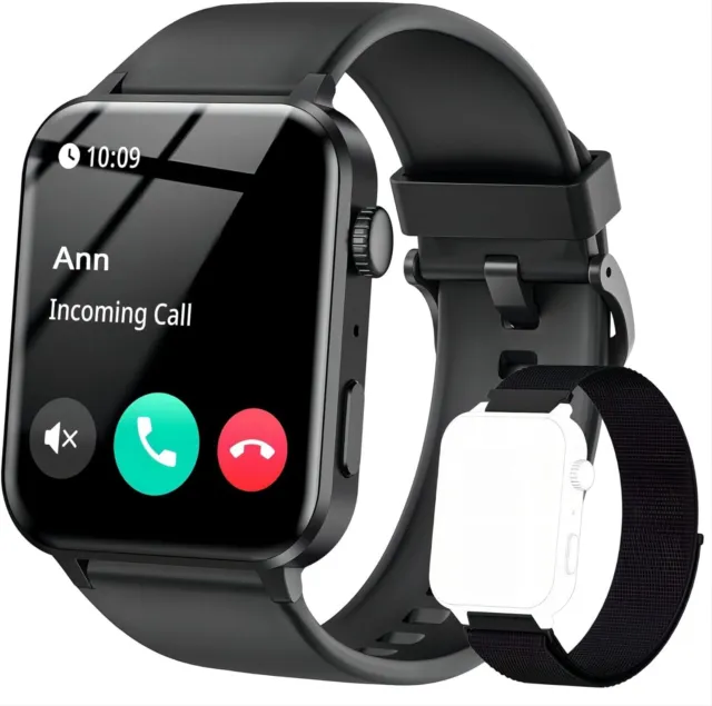 Smartwatch Uomo Donna, Orologio Fitness con Chiamate, 100 modalità, Android, IOS