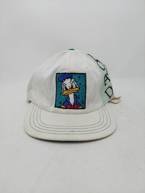 Walt Disney World Goofy's Hat Co VTG Donald Duck Embroderied Cap Made In USA NWT