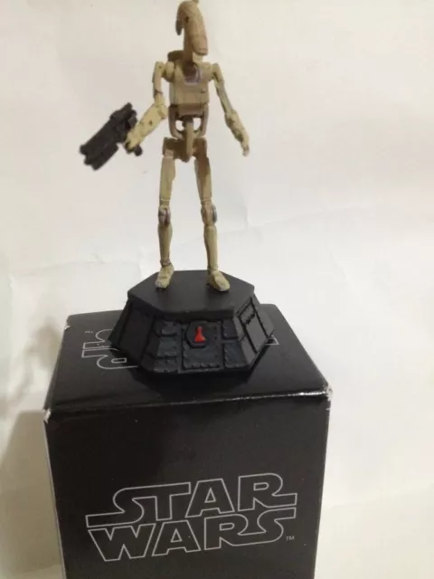 Droide de combate Guerra Galaxias Star Wars Figura Plomo ajedez PEON NEGRO #1 2