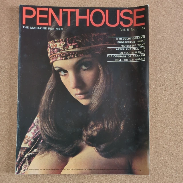 VINTAGE PENTHOUSE MAGAZINE 1970 Christina Lindberg Volume 5 number 3 £ ...