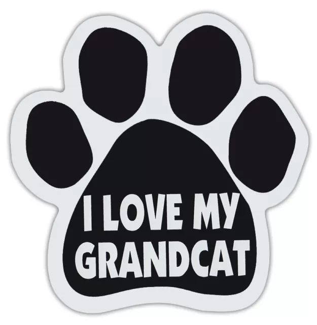 Cat Paw Shaped Magnets: I LOVE MY GRANDCAT | Cats, Gifts, Cars, Trucks