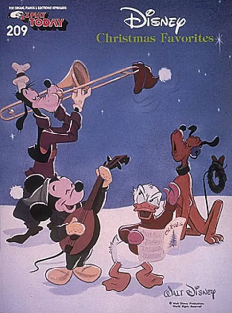 Disney Christmas Favorites (1986) | E-Z Play Today Volume 209 | E-Z Play Today