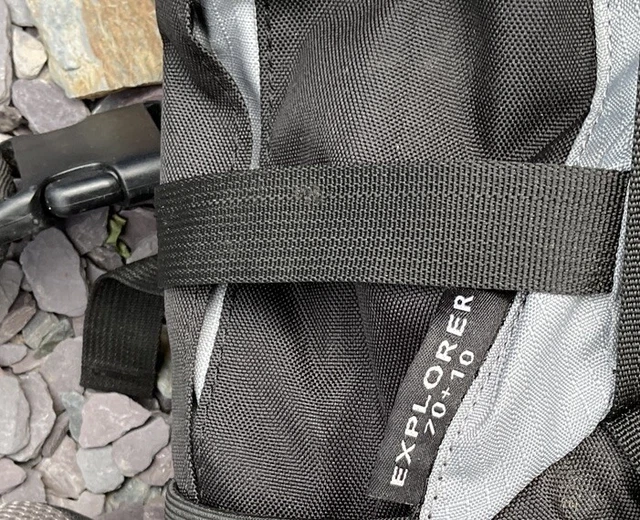 LICHFIELD EXPLORER 70+10 Backpack Black Grey Rucksack Bag Hiking 70L ...