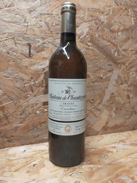 6 - Château de Chantegrive 2000 " Graves Blanc Caroline Grand Vin de Bordeaux "