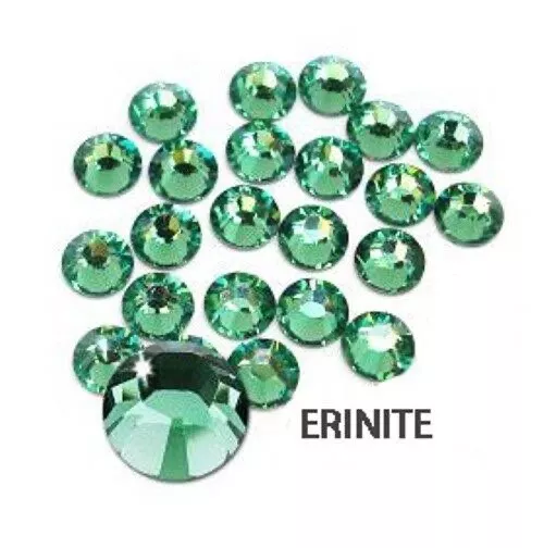 24 Original Swarovski 2028 flache Rückseite ERINITKRISTALLE - SS34 oder 7,2 mm