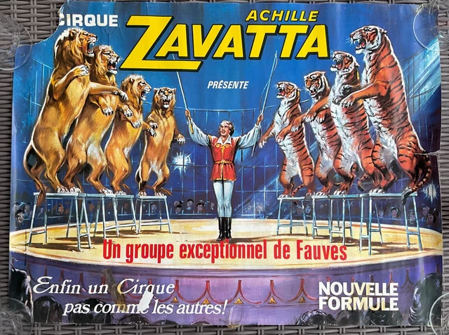 Affiche Cirque Lydia Zavatta - 30x40 Cm - Dédicacée - Poster
