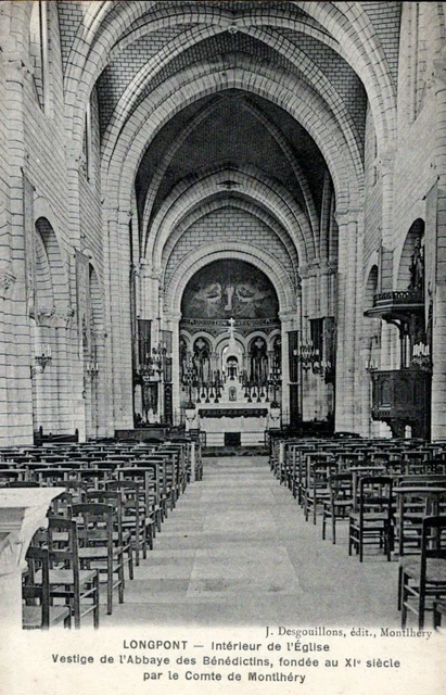 CPA - 91 - LONGPONT - Intérieur de l'Eglise