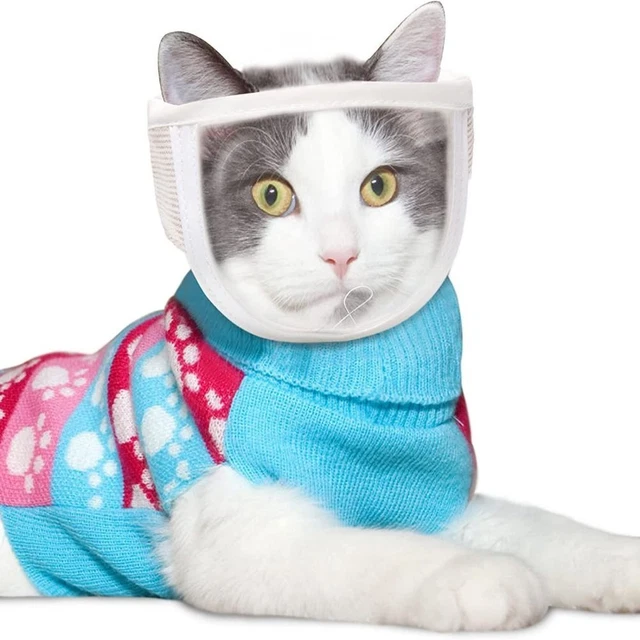 Producto para mascotas Baño Herramientas de aseo Gatito Bozal Máscara Boca Protector Gato Boco