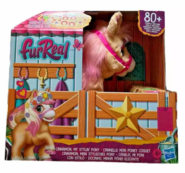 FurReal Cinnamon My Stylin Pony Interactive Pet Toy 80+ Sounds 4+ NEW