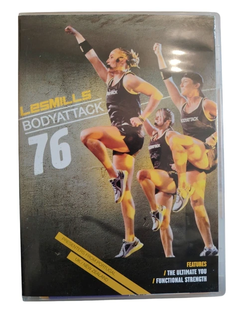 BODY ATTACK 78 Les Mills Workout CD, DVD Notes £29.81 - PicClick UK
