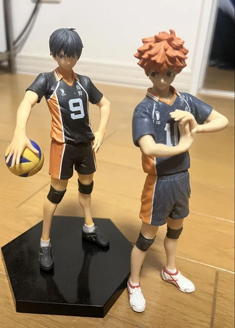 Jilijia Anime Haikyuu! Figurine Hinata Shoyo Tobio Kageyama en PVC Position debout Modèle Statue de collection Décoration de bureau pour cadeaux 18 cm