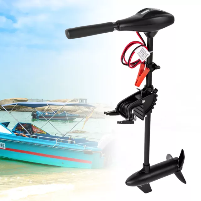 40lb 12V Electric Motor Outboard Boat Motor Outboard Motor Inflatable Boat Motor