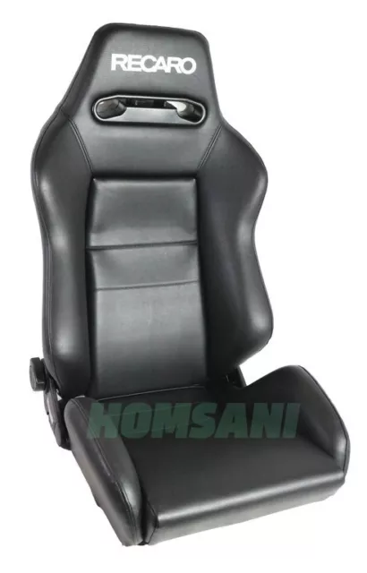 Ein Paar Recaro Speed Sr5 Autositz Kunstleder Schwarz Abe 295.07.0637